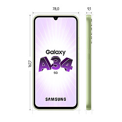 Acheter Samsung Galaxy A34 - 5G - 6/128 Go - Lime