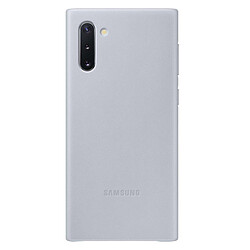 Samsung Coque cuir Galaxy Note10 - Gris