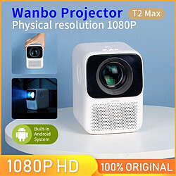 Vidéoprojecteur Home Cinéma WANBO T2 Max 1080p Full HD Blanc