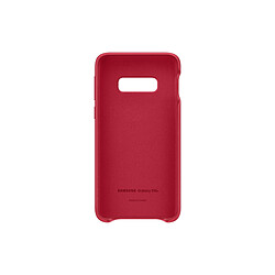 Avis Samsung Coque Cuir Galaxy S10e - Rouge Bordeaux