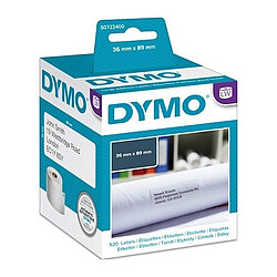 Etiquettes adresses 36 x 89 mm Dymo - Boîte de 2 rouleaux de 260