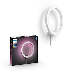 Philips Hue Applique murale d'intérieur connectée circulaire  SANA - 20W 24V - Blanc - White & Color Ambiance