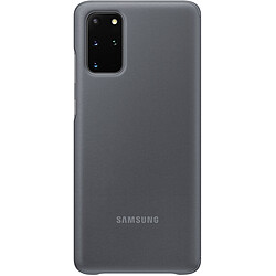 Samsung Clear View cover pour Galaxy S20+ Gris