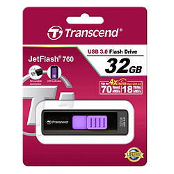 Transcend JetFlash 760 - 32 Go Noir pas cher