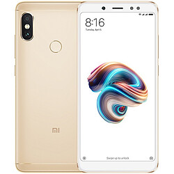 Xiaomi Redmi Note 5 - 64Go - Or - Version Française Smartphone 5,99'' FHD+ - 4G - 64 Go - Android 8.0 - Batterie 4000 mAh - Capteur d'empreinte digitale