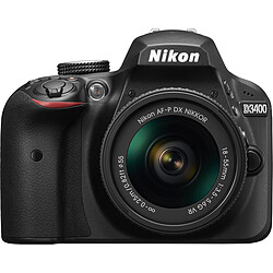 Nikon Reflex D3400 + Objectif 18-55 mm - 70-300 mm pas cher