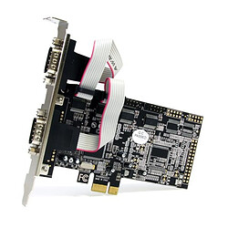 Acheter StarTech.com Carte PCI Express avec 4 Ports DB-9 RS232 - Adaptateur PCIe Série - UART 16550