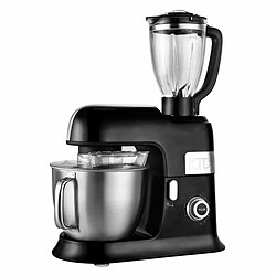 KITCHENCOOK EXPERT XL BLACK Robot Petrin avec Blender - 6,5L - Noir KITCHENCOOK EXPERT XL - Robot Petrin avec Blender - 6,5L - Noir - 1300W -  en inox