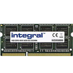 Integral SODIMM - 1x8 Go - DDR3 1600 MHz CL11 8 Go de mémoire PC - 1 barrette de RAM DDR4 - PC3-12800 CLL11  - IN3V8GNAJKI