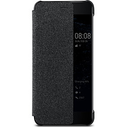 Etui folio gris foncé et noir pour Huawei P10 Etui folio gris foncé et noir pour Huawei P10