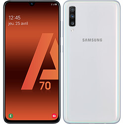 Samsung Galaxy A70 - 128 Go - Blanc - Reconditionné