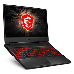 MSI GL65 Leo 10SDR-428FR - Noir 15.6" FHD 1920 x 1080 144 Hz –  Intel HM470 - NVIDIA GeForce GTX 1660 Ti - Intel Core i7 10750H - 512 Go SSD NVMe - 16 Go DDR4 (2 x 8 Go) - Windows 10