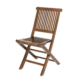 Avis MACABANE Salon de jardin HANNA en bois teck huilé 2 personnes - ensemble de jardin : 1 table carrée pliante 70 x 70 cm et 2 chaises