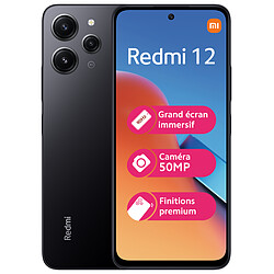 Xiaomi Redmi 12 - 4G - 4/128 Go - Noir