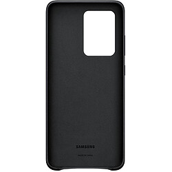 Samsung Coque en cuir pour Galaxy S20 ULTRA 5G Noir