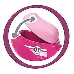 Smoby PORTEUR SCOOTER ROSE - 721002 pas cher