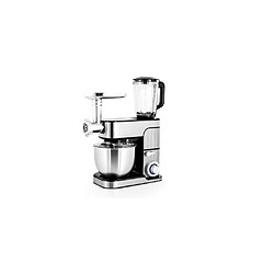 Kitchencook Robot pétrin multifonction Antara Pro - 5.5L - 3 en 1 - 1300W - Inox Gris Le nouveau robot pétrin ANTARA PRO 3 en 1 saura devenir votre allié pour réussir toutes vos préparations !