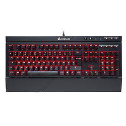 Corsair K68 Red - Mécanique Clavier gamer - Rétroéclairage des touches rouges -Cherry MX Red - AZERTY - filaire/USB - noir