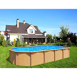 Trigano Piscine aspect bois 5,20 x 3,95m Piscine aspect bois 5,20 x 3,95m