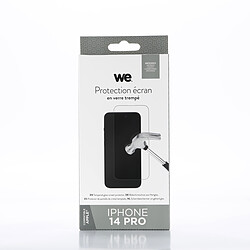 WE Verre trempé APPLE IPHONE 14 PRO: Protection écran - anti-rayures - anti-bulles d'air - ultra-résistant - dureté 9H Glass