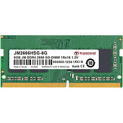 Transcend JetRam - 1x8 Go DDR4 2666 MHz  CL19