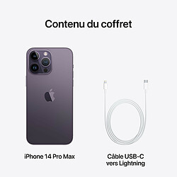 Apple iPhone 14 Pro Max - 5G - 1 To - Deep Purple pas cher