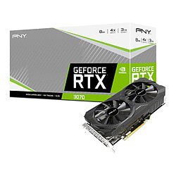 PNY GEFORCE RTX 3070 - UPRISING LHR - 8 Go Carte graphique Gamer - PCI-Express 4.0 x16 - 8 Go GDDR6 - 256 bits