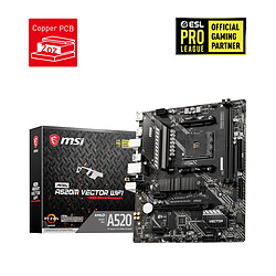 MSI MAG A520M VECTOR WIFI Carte mère AMD Socket AM4 - AMD A520 Chipset