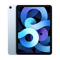 Apple iPad Air (Gen 4) - 10,9'' - Wi-Fi + Cellular - 256 Go - Bleu ciel iPad Air 2020 - Tablette 10.9'' Liquid Retina - WiFi + Cellular - Puce A14 Bionic - Touch ID - Compatible Apple Pencil (2? gen) - iPadOS 14