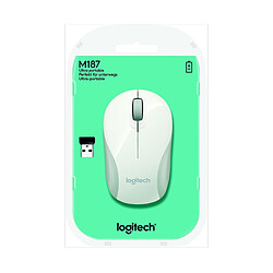 Acheter Logitech M187 Blanc - Sans fil