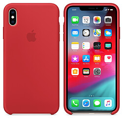 Avis Apple iPhone XS Max Silicone Case - (PRODUCT)RED