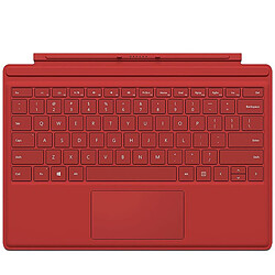 Clavier tablette Microsoft Type Cover Surface Pro 4 Red Clavier rouge pour Surface Pro 4