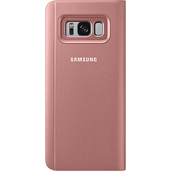 Acheter Samsung Clear View Fonction Stand  Galaxy S8 Plus - Rose