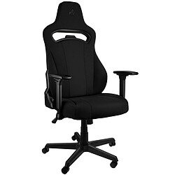 Nitro Concepts E250 Gaming Chair - Noir Siège Gaming - Revêtement tissu - Inclinaison dossier 90° à 135° - Charge maximale 120kg