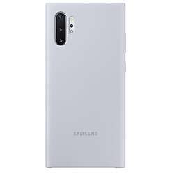 Samsung Coque Silicone Galaxy Note10 Plus - Gris