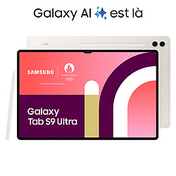 Samsung Galaxy Tab S9 Ultra - 12/256Go - WiFi - Crème