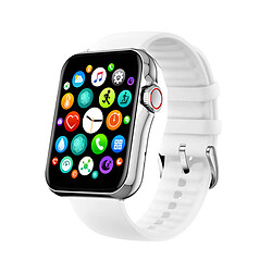 Montre connectée Mixte Smarty SW028F05 - Bracelet Silicone Blanc 