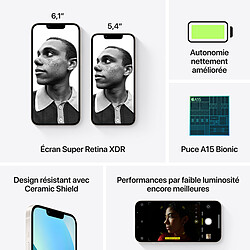 Acheter Apple iPhone 13 mini - 128GO - Lumière stellaire · Reconditionné
