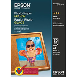 Papier photo glacé Epson A4 200 g - 50 feuilles