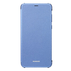 Huawei Flip View Cover P Smart - Bleu Etui Huawei P Smart - Coque rigide à l'arrière