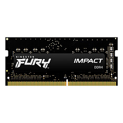 Avis Kingston Fury Impact - 1x8 Go - DDR4 2666 MHz - CL15 Noir