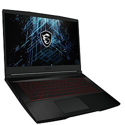 MSI GF63 Thin 11UC-629XFR 15.6" FHD IPS 144Hz - Intel Core i7-11800H - GeForce RTX 3050 4Go GDDR6 - 8Go DDR4 3200Mhz - SSD M.2 512 Go - Sans système d'exploitation