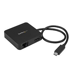 StarTech.com Adaptateur multiport USB-C pour ordinateur portable - HDMI 4K - GbE - USB-C - USB-A