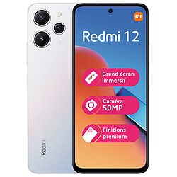 Xiaomi Redmi 12 - 4G - 4/128 Go - Argent