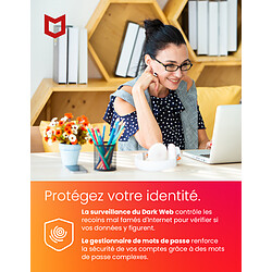 Avis McAfee Total Protection 2022 - 1 an - 10 postes - Version dématérialisée