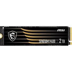 MSI SPATIUM M480 2 To PCI-Express 4.0 NVMe M.2 880