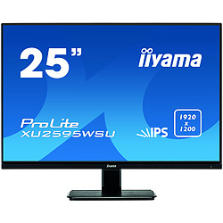 iiyama 25'' LED XU2595WSU-B1 Ecran PC Multimédia - 1920x1080 - Dalle IPS - 4 ms - 75 Hz - AMD Freesync - HDMI/VGA/DisplayPort