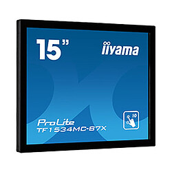 iiyama ProLite TF1534MC-B7X touch screen monitor iiyama ProLite TF1534MC-B7X moniteur à écran tactile 38,1 cm (15") 1024 x 768 pixels Plusieurs pressions Multi-utilisateur Noir