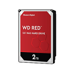 Western Digital WD RED 2 To - 3.5'' SATA III 6 Go/s - Cache 256 Mo - Rouge