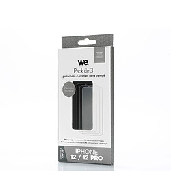 Avis WE PACK 3 verres trempés IPHONE 12 / 12 PRO : 3 Protections d'écran - anti-rayures - anti-bulles d'air - ultra-résistant - dureté 9H Glass